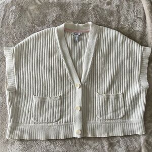 Women's Cream Cardigan Sweater